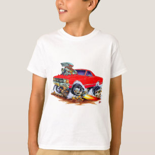 1971-72 El Camino Red 4x4 Monster Truck T-Shirt