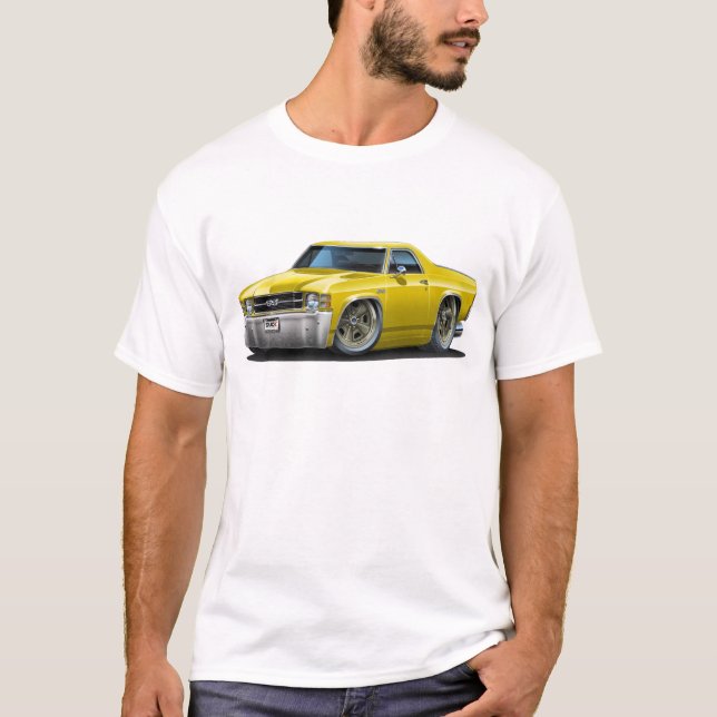 1971-72 El Camino Yellow Truck T-Shirt (Front)