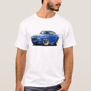 1971-72 GTO Blue Car T-Shirt