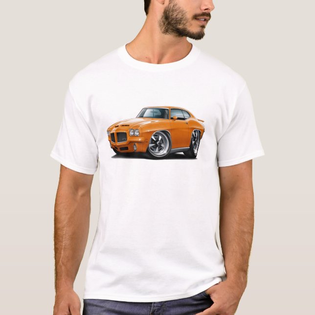 1971-72 GTO Orange Car T-Shirt (Front)