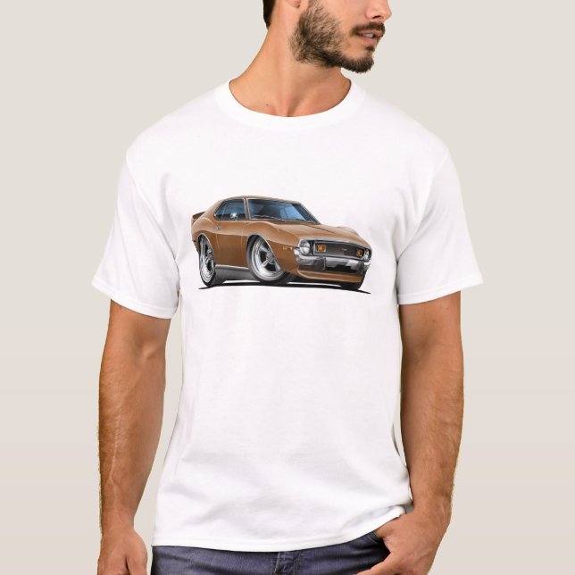 1971-72 Javelin Brown Car T-Shirt (Front)
