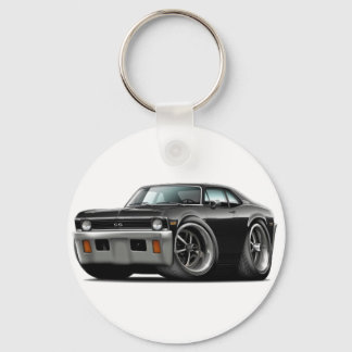 1971-72 Nova Black Car Key Ring