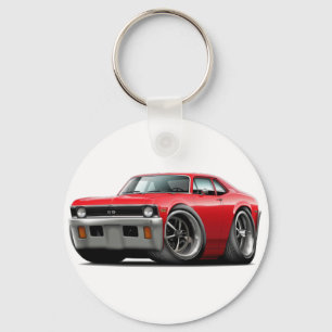 1971-72 Nova Red Car Key Ring