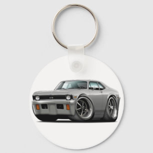 1971-72 Nova Silver Car Key Ring