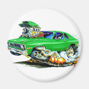 1971-74 Nova Green Car Magnet