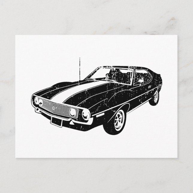 1971 AMC Javelin Postcard (Front)