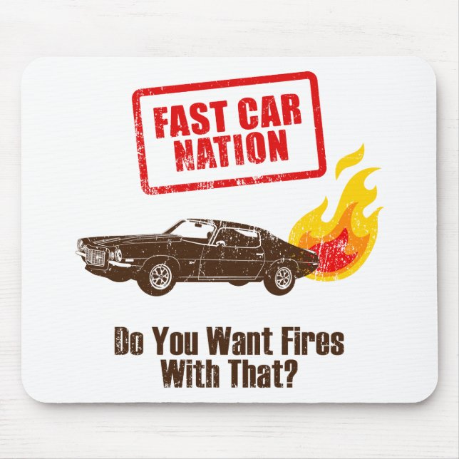 1971 Chevrolet Camaro Mouse Mat (Front)