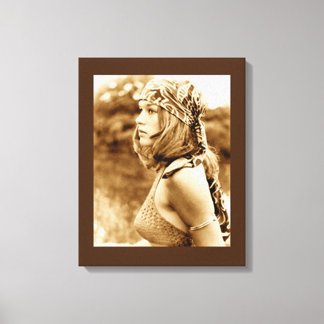 1971 Hippie Chick - Art Print (Front)
