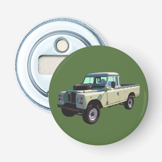 1971 Land Rover Pickup Truck Bottle Opener (Front)