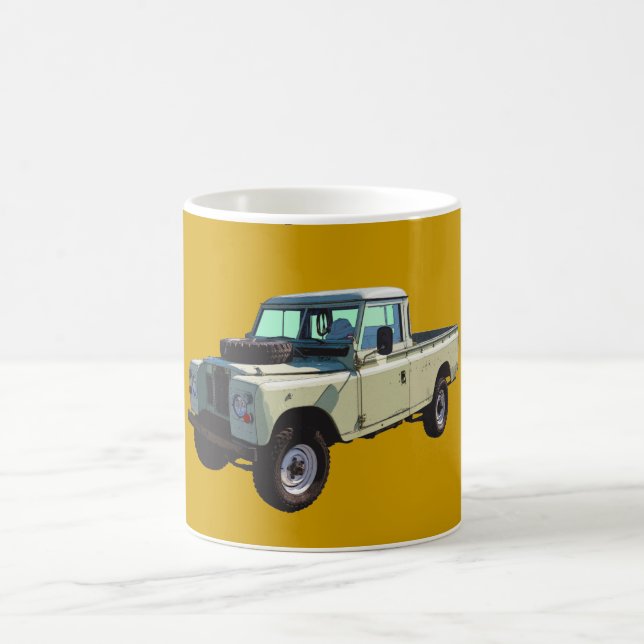 1971 Land Rover Pickup Truck Coffee Mug (Center)