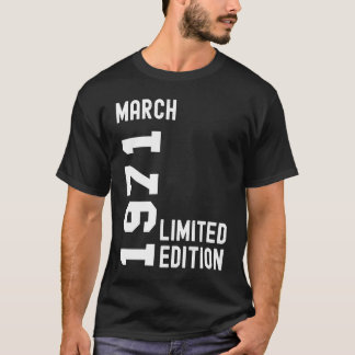 1971 March Happy Birthday Party T-Shirt