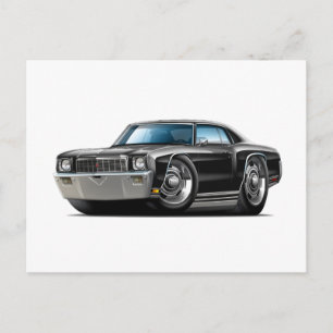 1971 Monte Carlo Black car Postcard