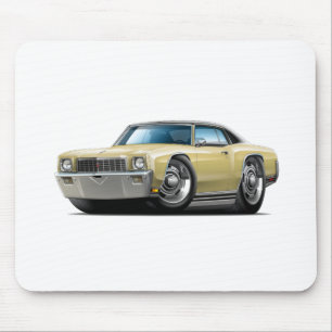 1971 Monte Carlo Tan-Black Top Car Mouse Mat