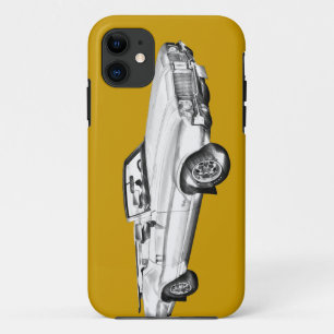 1971 Oldsmobile Cutlass Supreme Car Illustration iPhone 11 Case