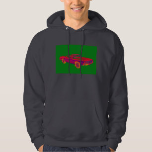 1971 Oldsmobile Cutlass Supreme Muscle Car Pop Art Hoodie