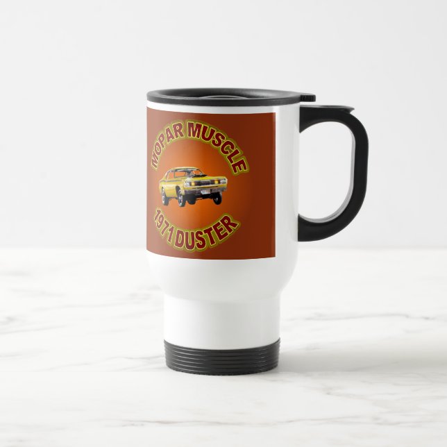 1971 Plymouth Duster Mug. Travel Mug (Right)