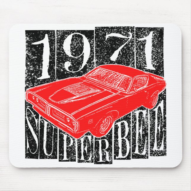 1971 Super Bee Mouse Mat (Front)