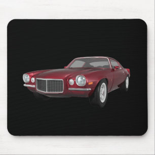 1972 Camaro: Muscle Car: Candy Apple Finish: Mouse Mat