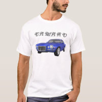 1972 Camaro Z28: Muscle Car: Blue Finish: T-Shirt
