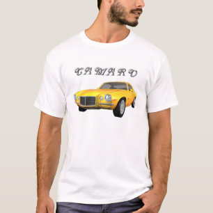 1972 Camaro Z28: Muscle Car: Yellow Finish: Shirt