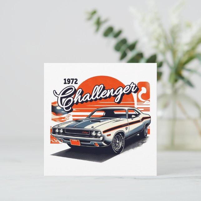 1972 Challenger  Holiday Card (Standing Front)