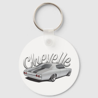 1972 Chevelle Custom Illustration Key Ring