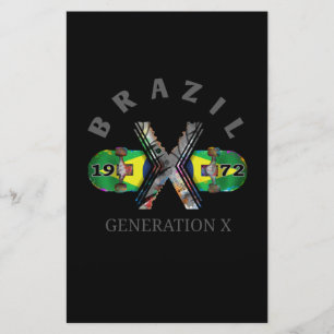 1972 Generation X Brazilian Skateboard Stationery
