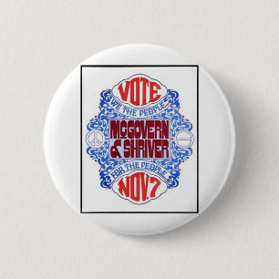 1972 Mcgovern 6 Cm Round Badge