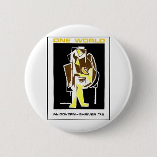 1972 Mcgovern - Shriver 6 Cm Round Badge