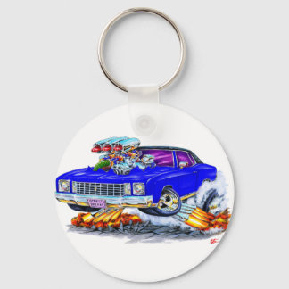 1972 Monte Carlo Blue Car Key Ring