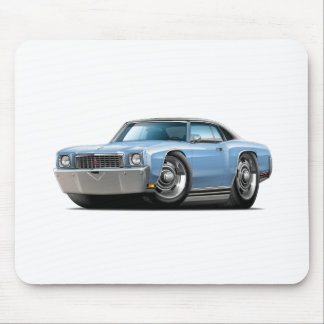 1972 Monte Carlo Lt Blue-Black Top Car Mouse Mat