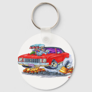 1972 Monte Carlo Red Car Key Ring