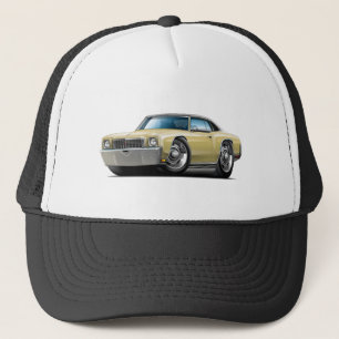 1972 Monte Carlo Tan-Black Top Car Trucker Hat