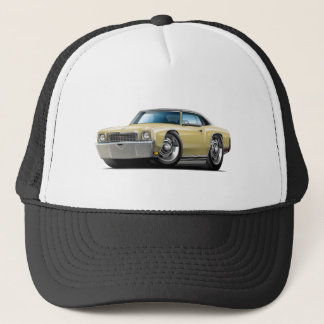 1972 Monte Carlo Tan-Black Top Car Trucker Hat