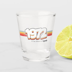 1972 The birth of legends Shot Glass