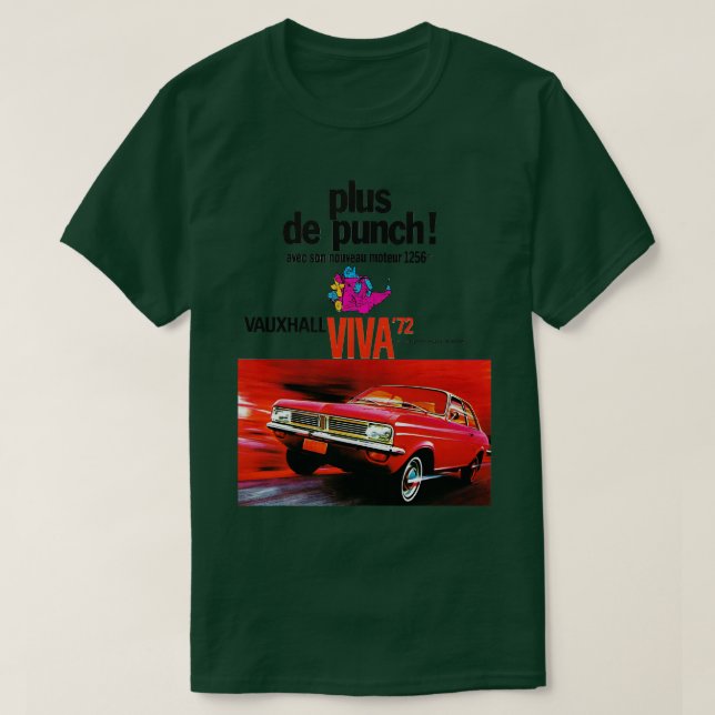 1972 VAUXHALL VIVA French ad TShirt 1 (Design Front)