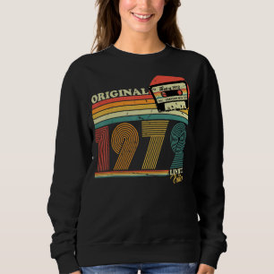 1972 Vintage 50th Birthday Retro Men Woman Sweatshirt