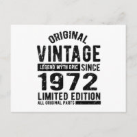 1972 Vintage Birthday