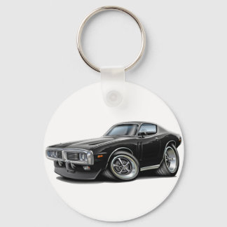 1973-74 Charger Black Car Key Ring