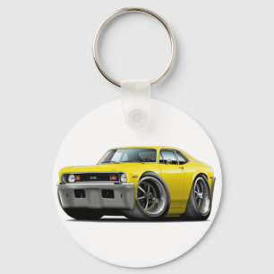 1973-74 Nova Yellow Car Key Ring