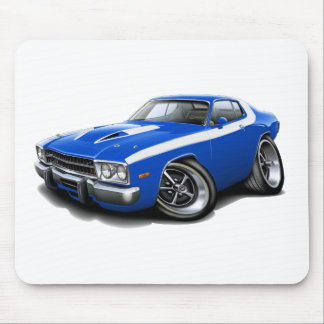 1973-74 Roadrunner Blue-White Car Mouse Mat