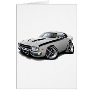 1973-74 Roadrunner White-Black Car