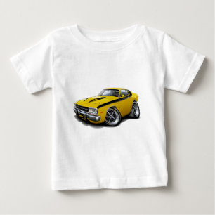 1973-74 Roadrunner Yellow-Black Car Baby T-Shirt