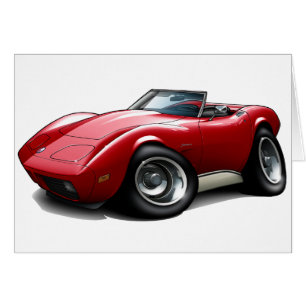 1973-76 Corvette Red Convertible