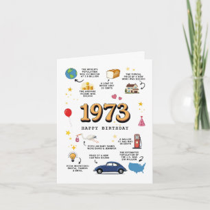 1973 Birthday Card For Husband and Wife