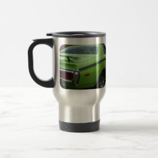 1973 Green Dodge Charger SE Brougham rear quarter Travel Mug