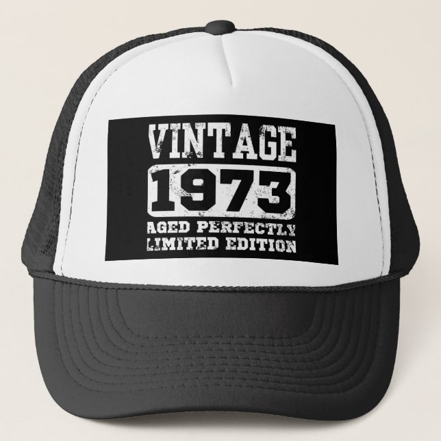 1973 Limited Edition 51st Birthday Trucker Hat (Front)