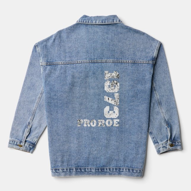 1973 Pro Roe  7  Denim Jacket (Back)