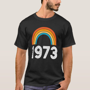 1973 Pro Roe Rainbow Retro Protect Women's Rights T-Shirt