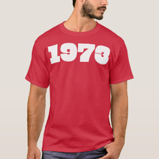 1973 Retro Year Typography T-Shirt